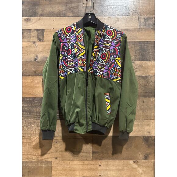 Unisex Ankara African Bomber Jacket – Size Small/Medium - Picture 6 of 8